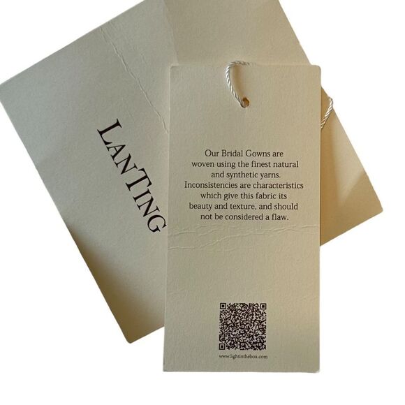 NEW Lan Ting Ivory Bridal Embellished Deep V Satin Wide Leg Jumpsuit, Small - Picture 10 of 15